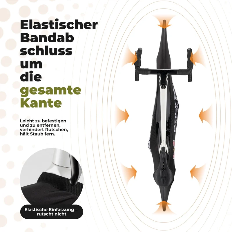 Fahrradabdeckung Elastisch 26–29 Zoll 실내 Fahrradgarage Staubdicht Waschbar Fahrradüberzug