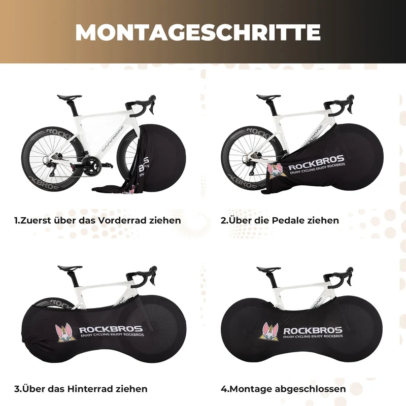 Fahrradabdeckung Elastisch 26–29 Zoll 실내 Fahrradgarage Staubdicht Waschbar Fahrradüberzug