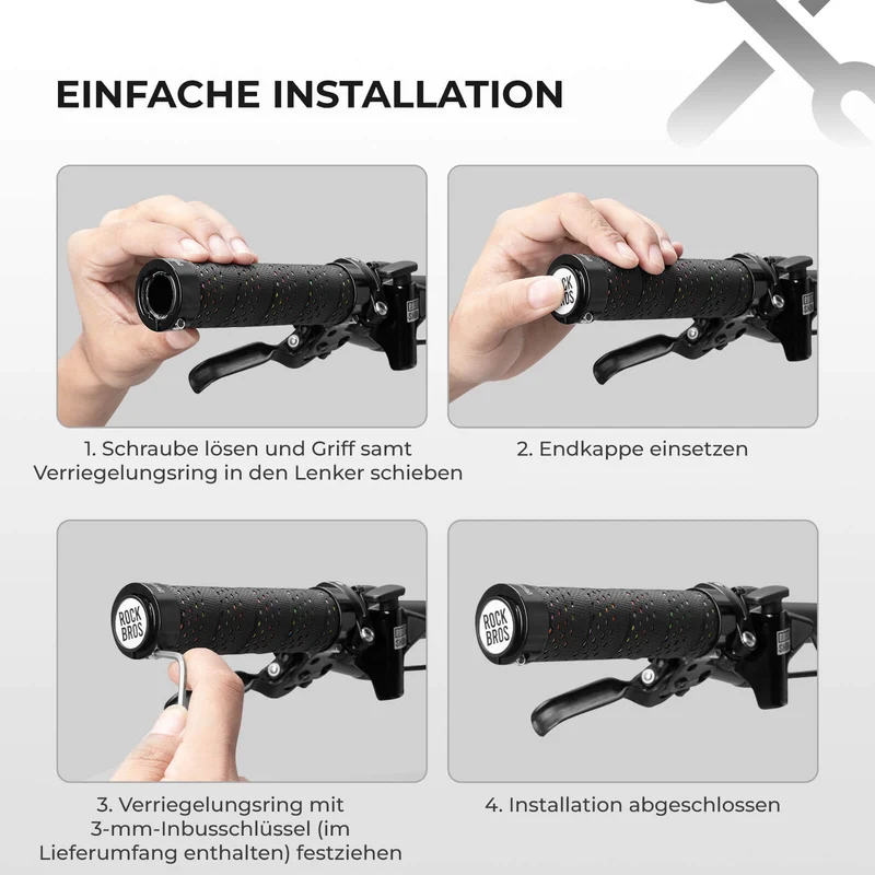 Lenkergriffe 22mm Doppelverschluss