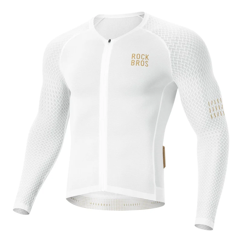Herren Langarm-Radtrikot Atmungsaktiv Reflektierend mit 3D-Schnitt