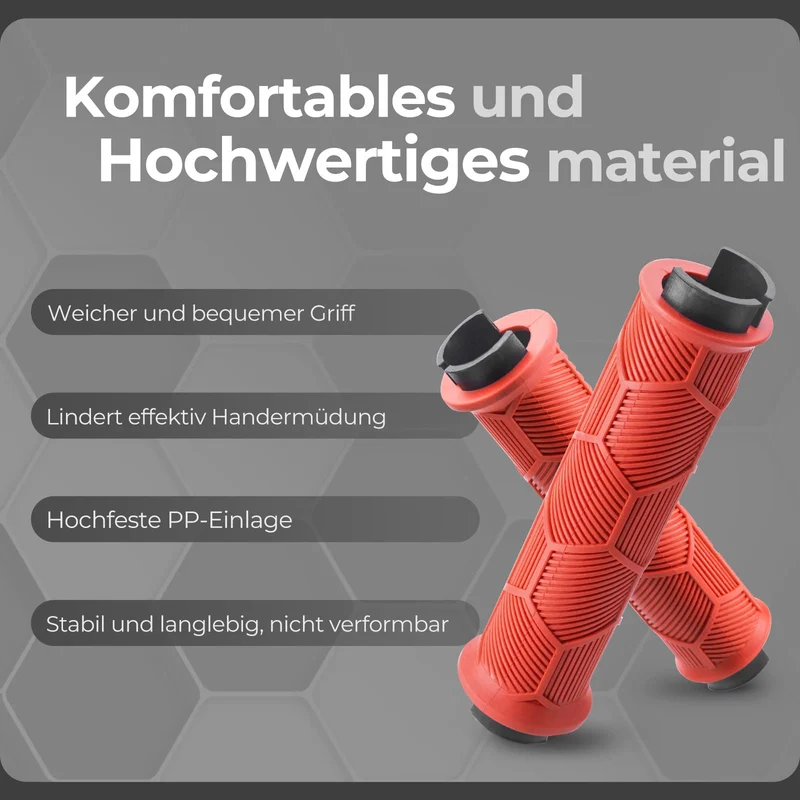 Fahrrad Lenkergriffe Doppelverschluss für 22,2 mm Lenke