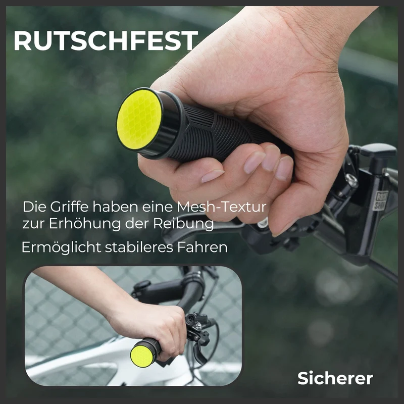 Fahrrad Lenkergriffe Doppelverschluss für 22,2 mm Lenke