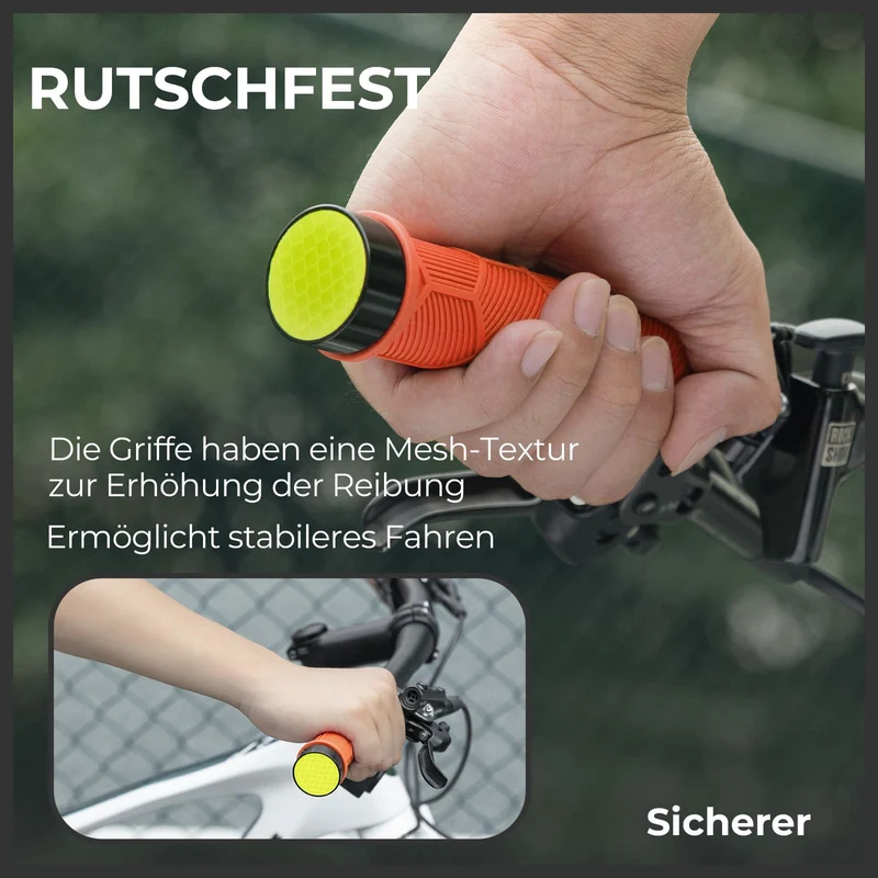Fahrrad Lenkergriffe Doppelverschluss für 22,2 mm Lenke