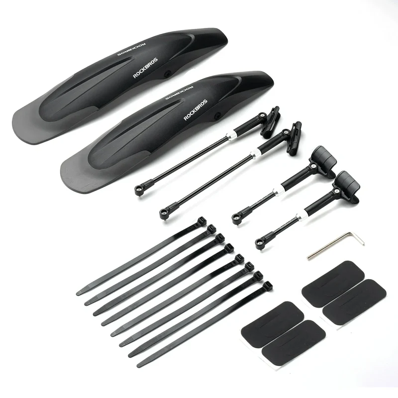 Fahrrad Schutzbleche Set Vorne/Hinten Verstellbare Flexible 26-29 zoll