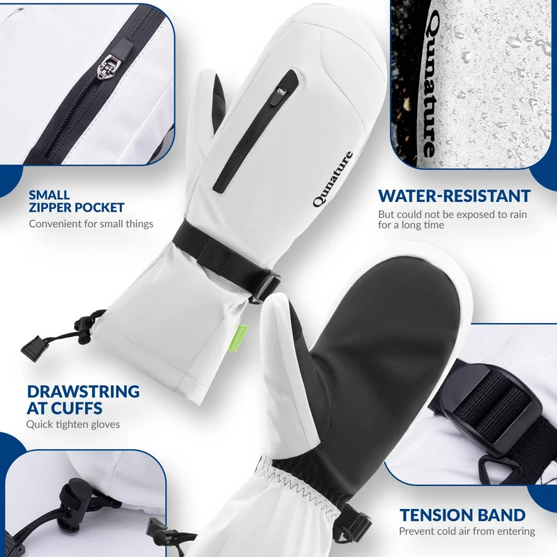 Herren & Damen을 위한 Qunature Winter Skihandschuhe