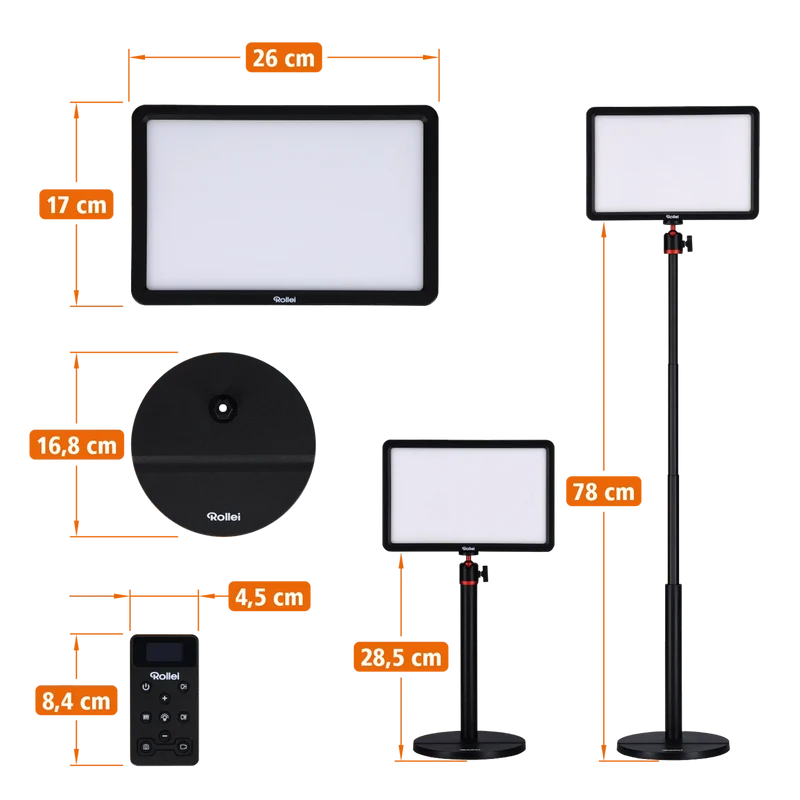 Bundle 2x LUMIS Key Light Pro - LED-Streaming-Licht