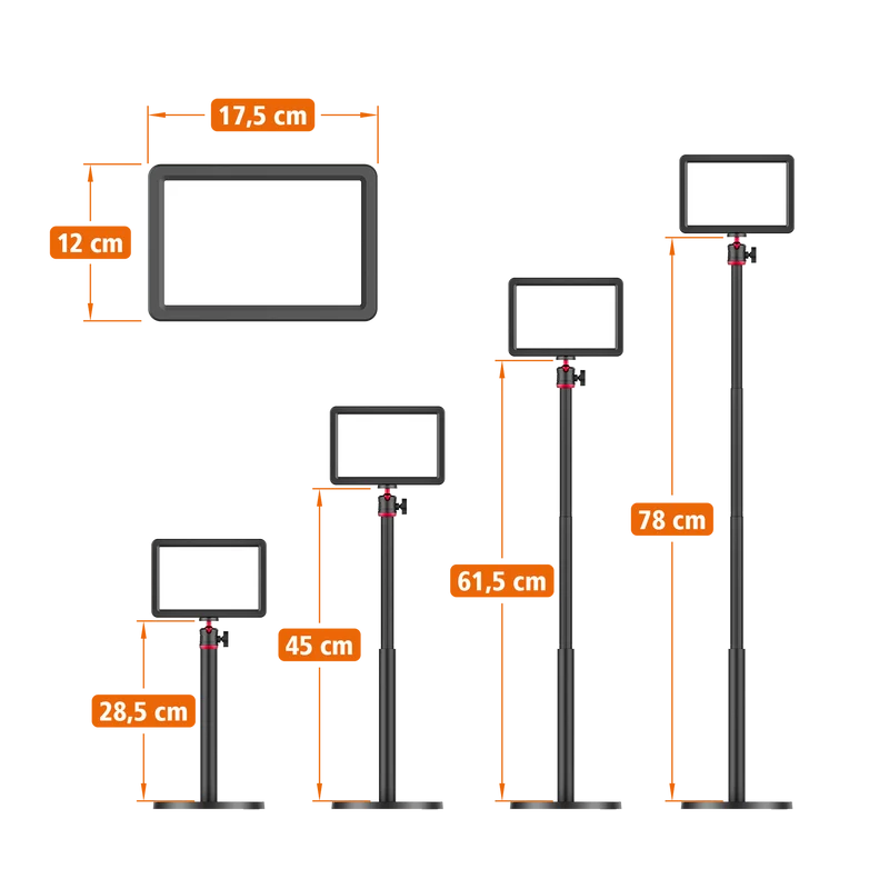 Bundle 2x LUMIS Key Light - LED-Streaming-Licht