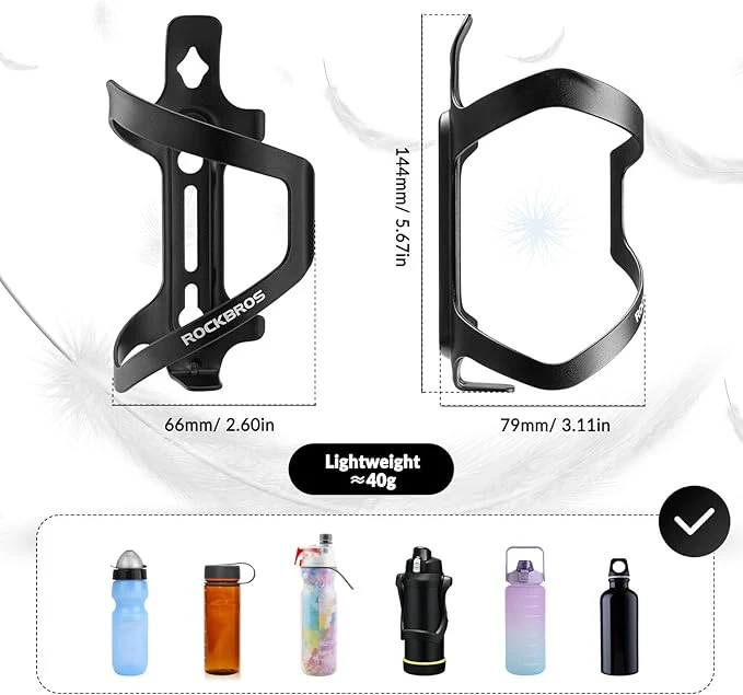 Flaschenhalter Fahrrad Getränkehalter Trinkflaschenhalter Aluminiumlegierung ca. 40g vun