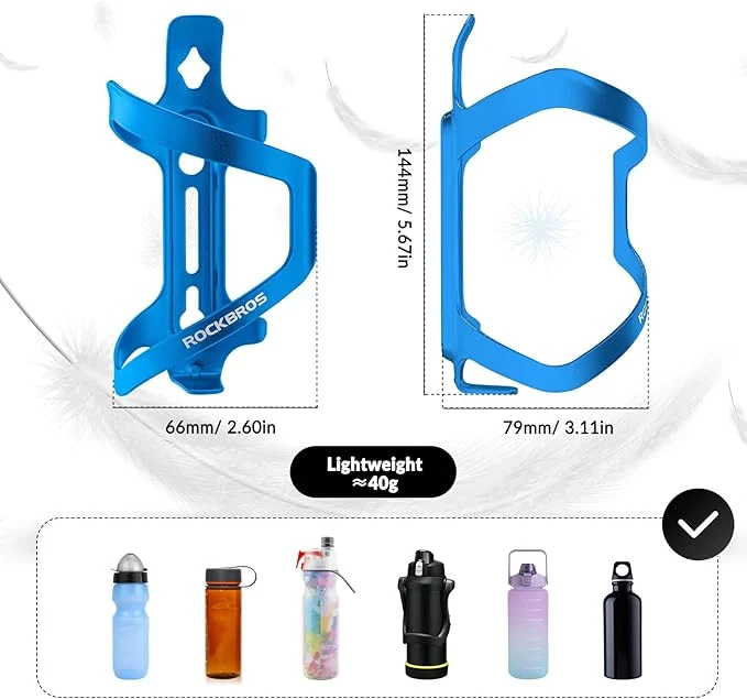 Flaschenhalter Fahrrad Getränkehalter Trinkflaschenhalter Aluminiumlegierung ca. 40g vun