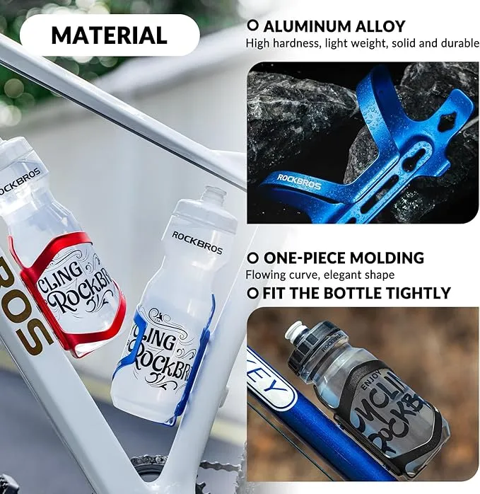 Flaschenhalter Fahrrad Getränkehalter Trinkflaschenhalter Aluminiumlegierung ca. 40g vun