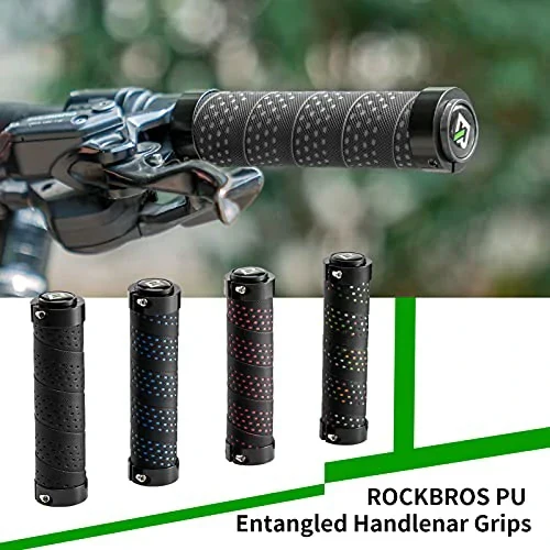 Lenkergriffe Anti-Rutsch Fahrradgriffe Lock-On Design Fahrrad Griffe