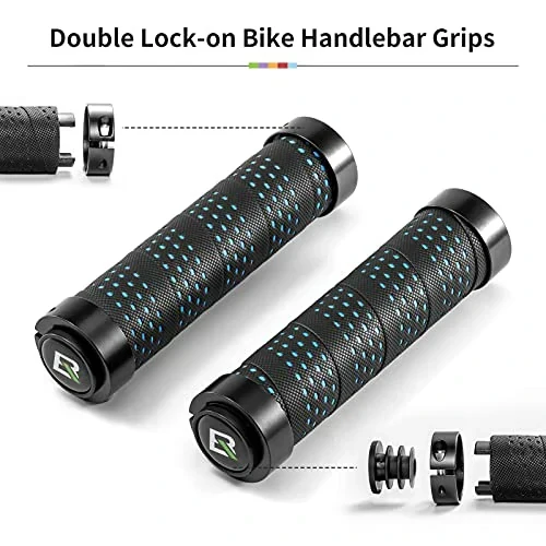 Lenkergriffe Anti-Rutsch Fahrradgriffe Lock-On Design Fahrrad Griffe