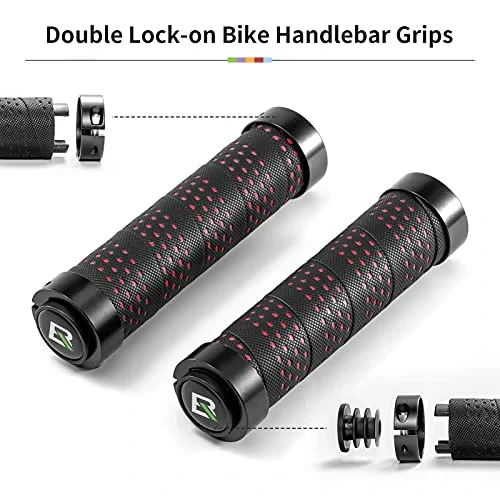 Lenkergriffe Anti-Rutsch Fahrradgriffe Lock-On Design Fahrrad Griffe