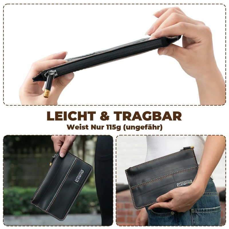 로드 투 스카이 Nachhaltige Beutel aus recycelten Reifen 0,7L