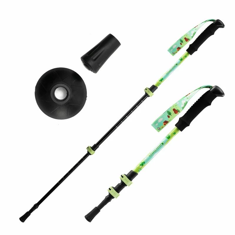 Qunature Wanderstöcke Kinder, 51–100cm 베르스텔바 Trekkingstöcke, 알루미늄 1개