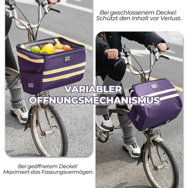 Brompton Faltradkorbtasche Fronttasche 16L를 위한 Fahrradlenkertasche