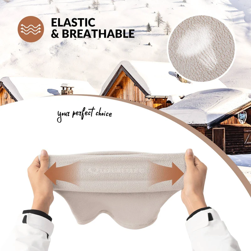 Qunature Winddichte Fleece Sturmhaube 발라클라바 스키마스크 웜