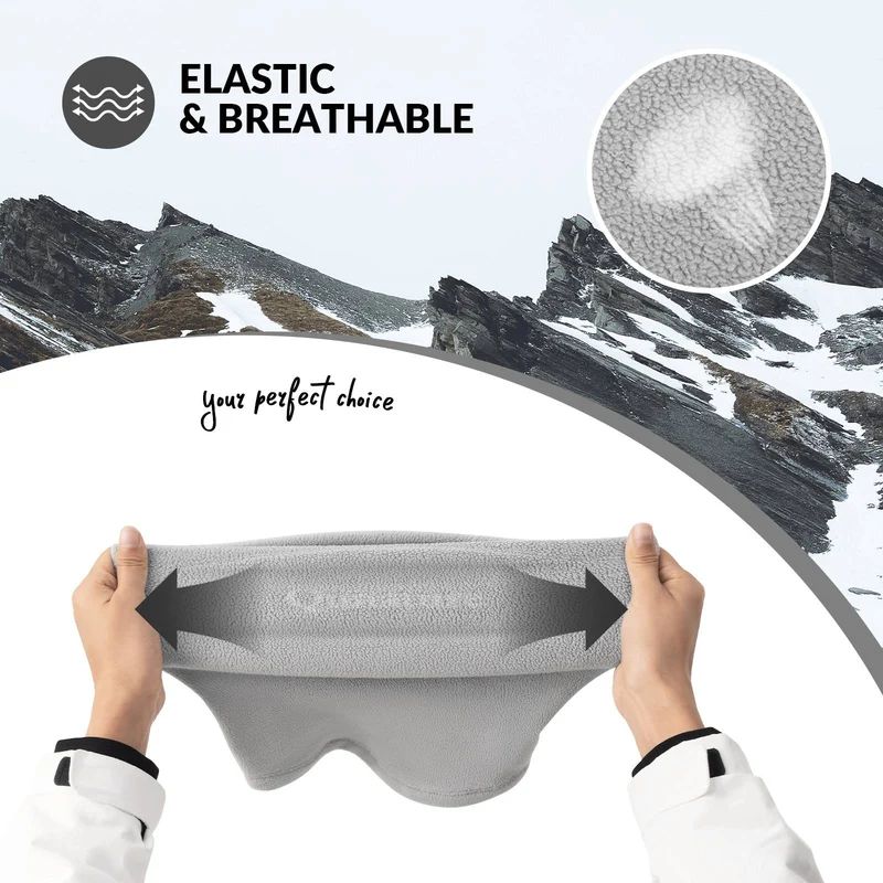 Qunature Winddichte Fleece Sturmhaube 발라클라바 스키마스크 웜