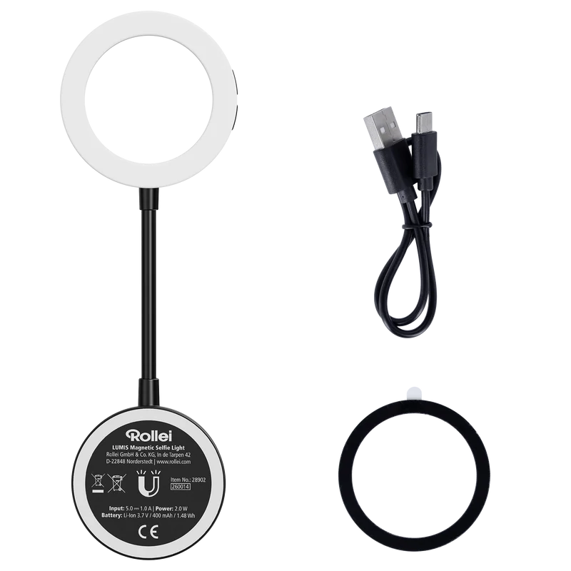 LUMIS Magnetisches LED-Ringlicht für Selfies