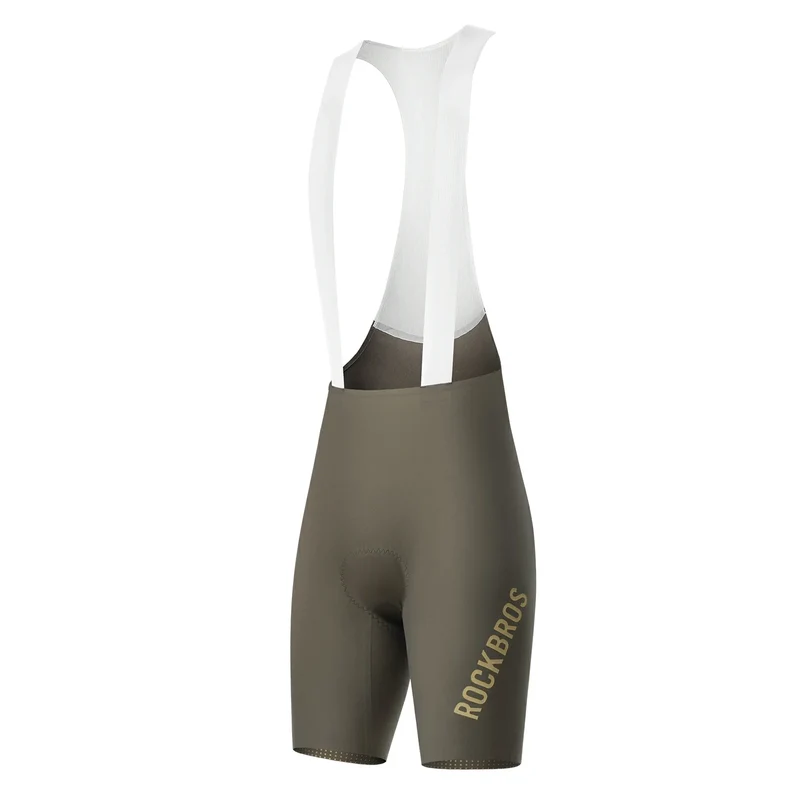Herren Radlerhose mit Träger Gepolstert, Fahrradhose Kurz, Atmungsaktive schnelltrocknende