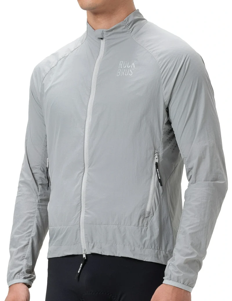 Winddichte Fahrradjacke, Leichte Atmungsaktive Schnelltrocknende 윈드브레이커, Faltbare