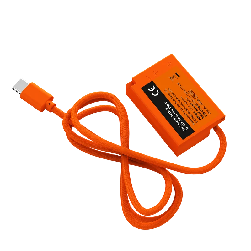 Dummy Kamera-Akku mit USB-C