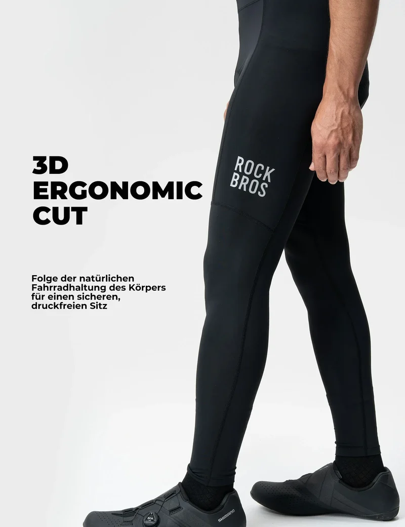 Herren Fahrradhose - 3D 인체공학 슈니트, 6H+