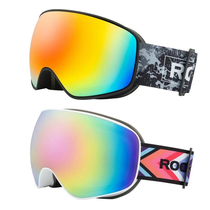 Brillenträger UV-Schutz 고글을 위한 Skibrille 스노우보드 브릴 Skifahren Erwachsener Kind Windschutz를 위한 헬멧용 김서림 방지 브릴 스포츠브릴