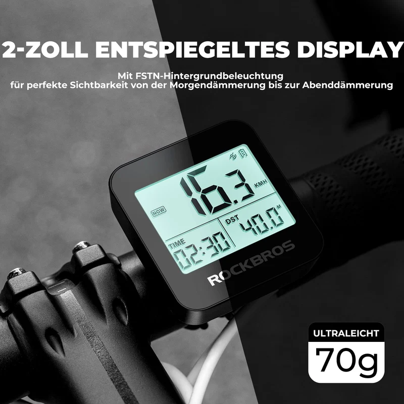 ROCKBROS Fahrrad컴퓨터 Kabellos G1