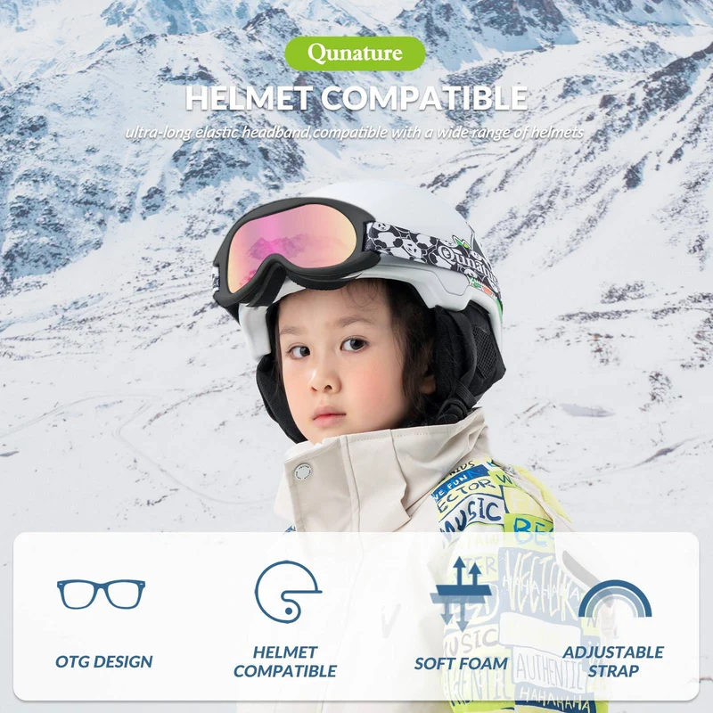 Kinder & Eltern을 위한 Qunature Jugend Skibrille
