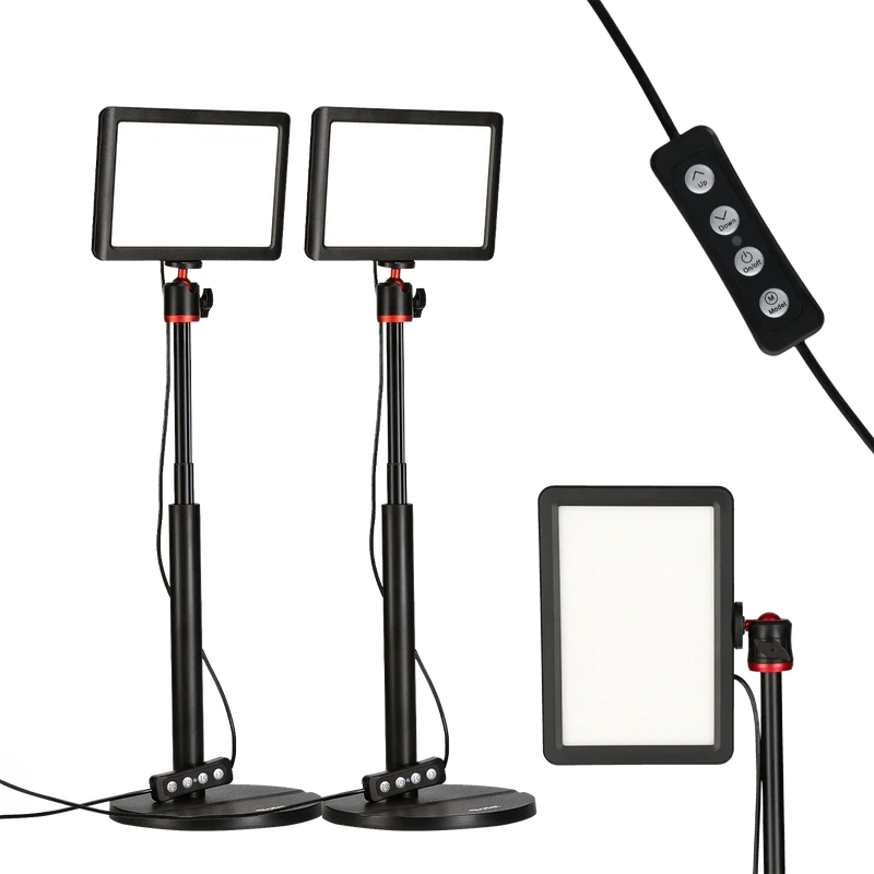 Bundle 2x LUMIS Key Light - LED-Streaming-Licht