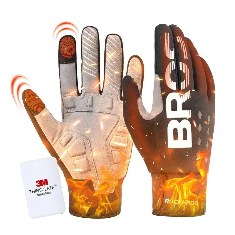 Fahrradhandschuhe Winter Thinsulate Warme Handschuhe 터치스크린