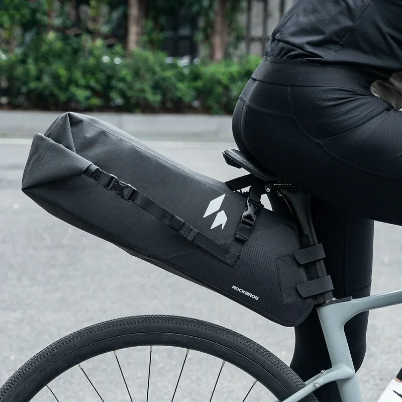 100% Wasserdichtes Fahrrad Satteltasche 13L AS-157 RideMate
