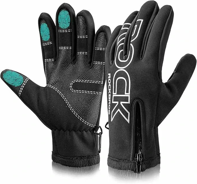 Wanter Fahrradhandschuhe Touchscreen Winddicht Warm Wasserabweisend