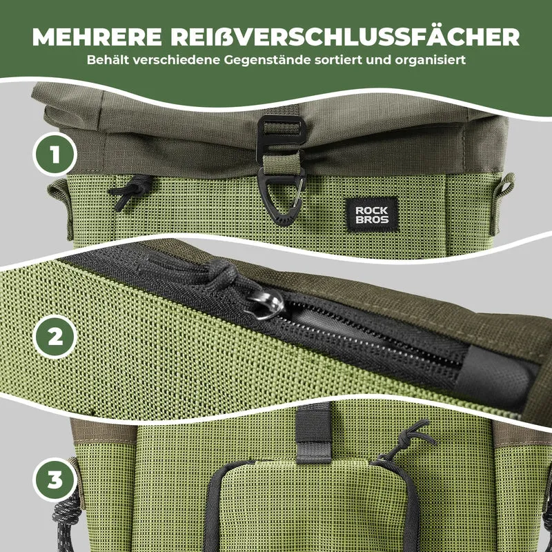 Flatrad 및 Brompton용 Lenkertasche, Fahrrad Tasche Lenker 2,8-4,6 L