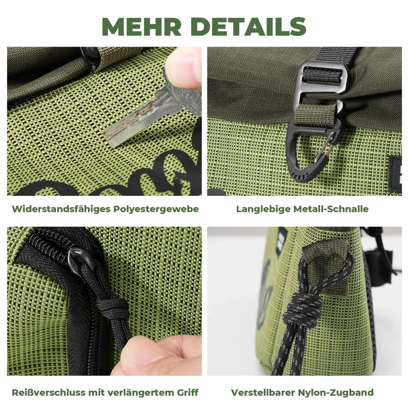 Flatrad 및 Brompton용 Lenkertasche, Fahrrad Tasche Lenker 2,8-4,6 L