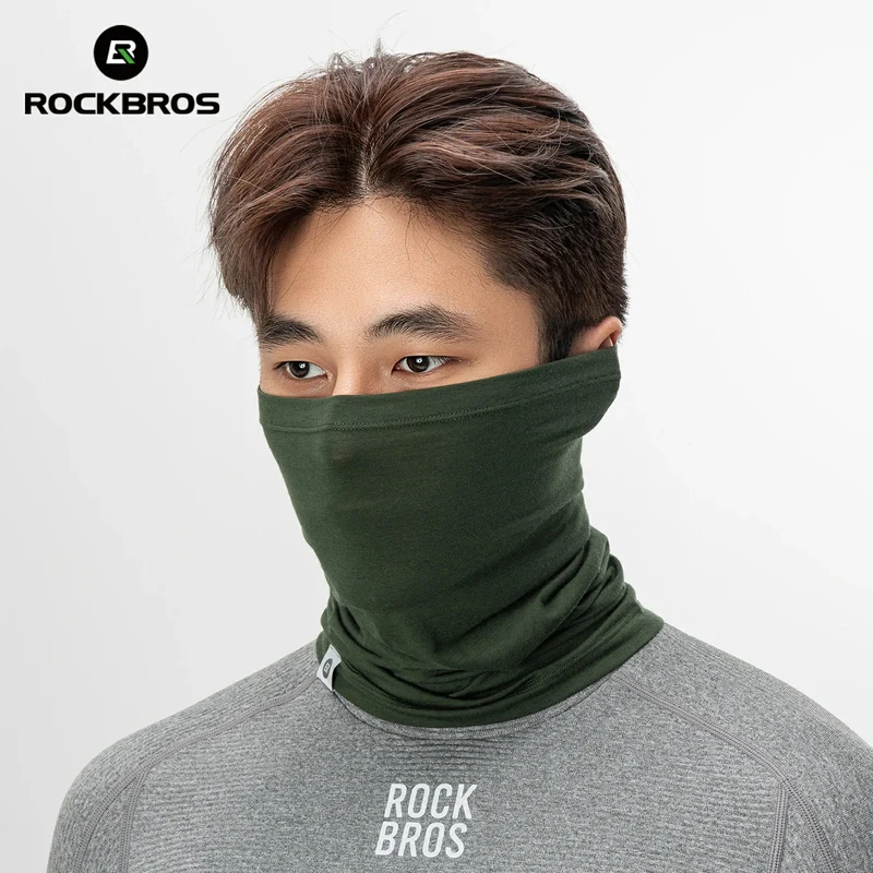 ROCKBROS Winter Thermo Halstuch aus Wolle Schlauchtuch