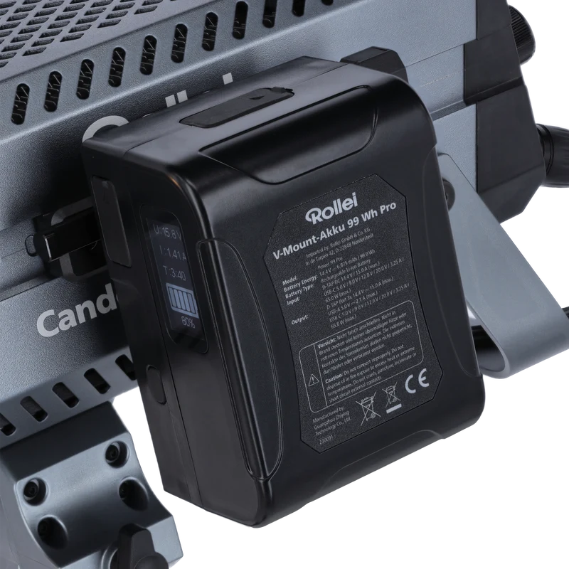 V-Mount-Adapter für Candela 120/220/330