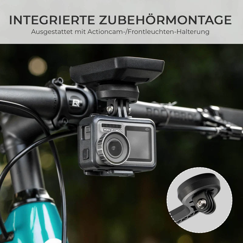 Fahrradcomputer Halterung Kompatibel for Fahrradlenker 31.8mm Kompatibel for Garmin, Wahoo, Bryton