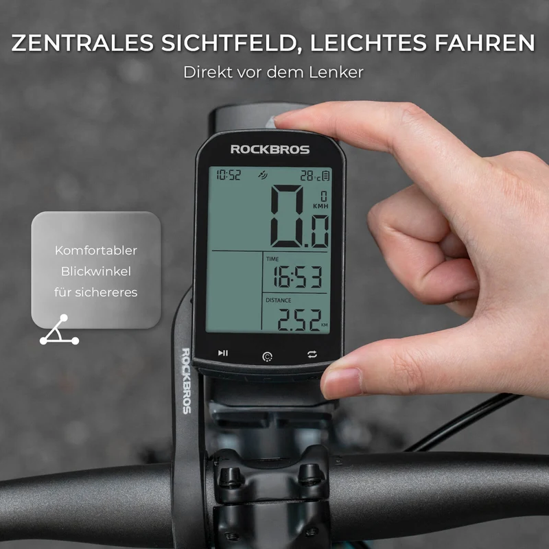 Fahrradcomputer Halterung Kompatibel for Fahrradlenker 31.8mm Kompatibel for Garmin, Wahoo, Bryton