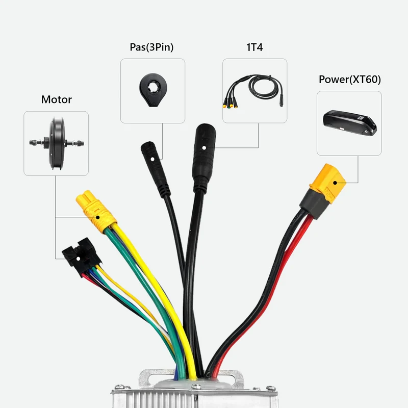 eSoulbike™ 48V 1500W High Power Waterproof Rear Hub Ebike Conversion Kit