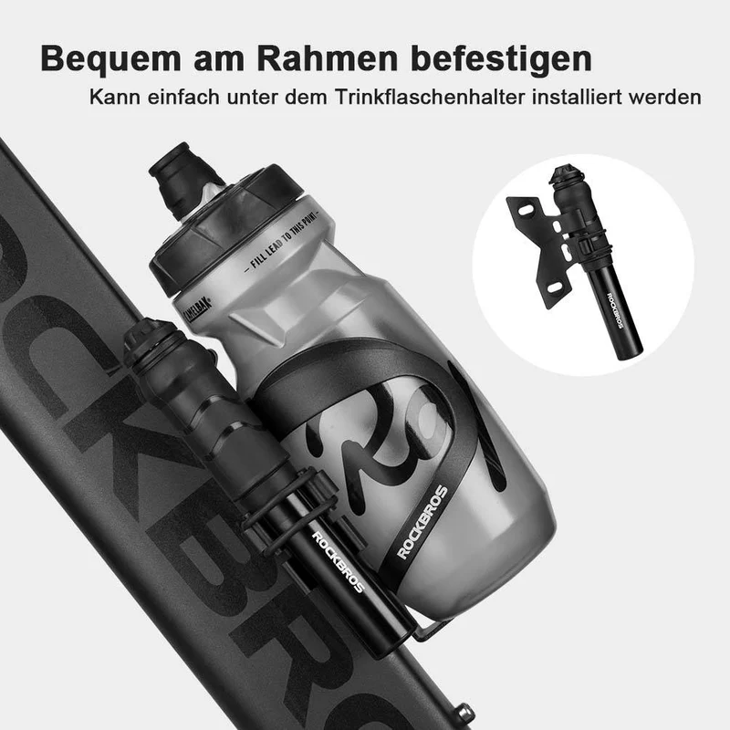 ROCKBROS Fahrrad 미니펌프 100 PSI Luftpumpe Presta & Schrader Ventile