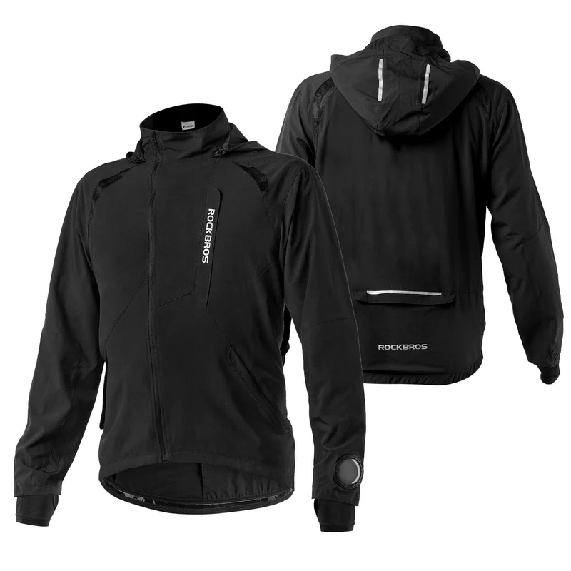 ROCKBROS Herren Softshelljacke atmungsaktiv Fahrradjacke Sommer/Herbst