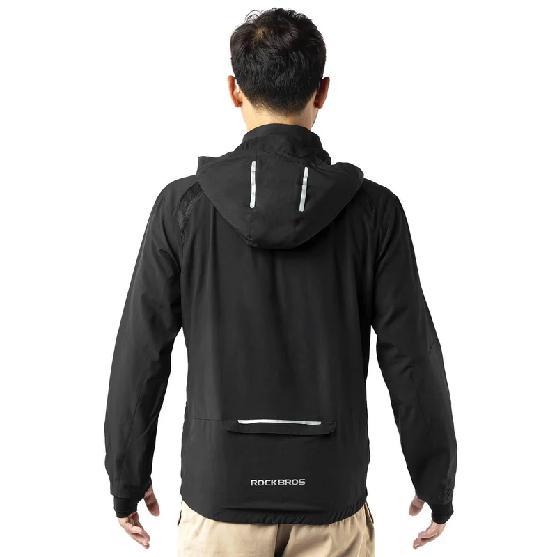 ROCKBROS Herren Softshelljacke atmungsaktiv Fahrradjacke Sommer/Herbst