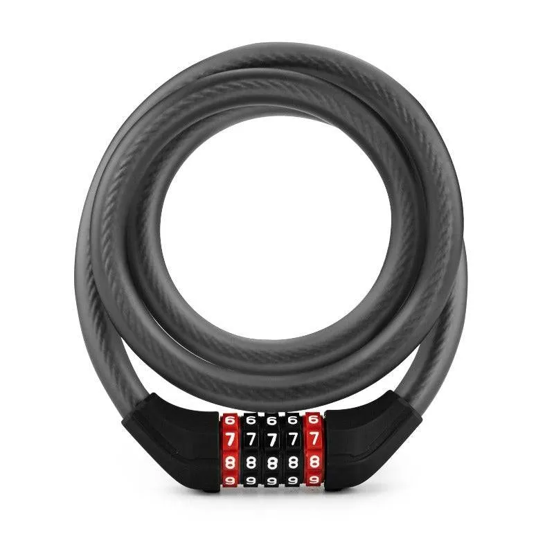 ROCKBROS Fahrradschloss mit 5-stelligem Zahlencode aus PVC 및 Stahl