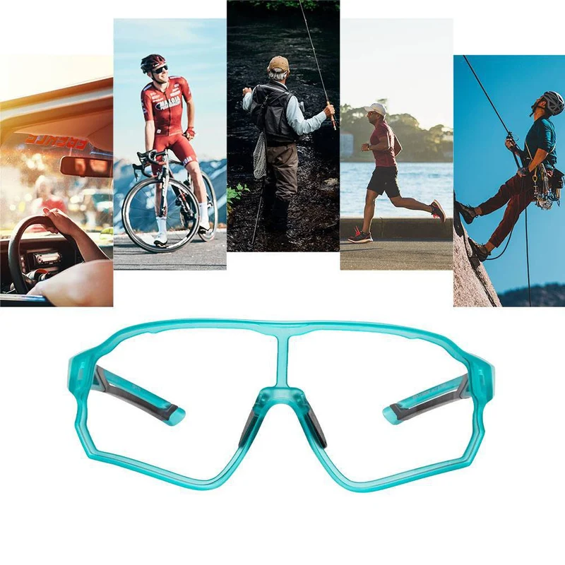 ROCKBROS 포토크롬 Sonnenbrille Fahrradbrille UV400-Schutz 유니섹스