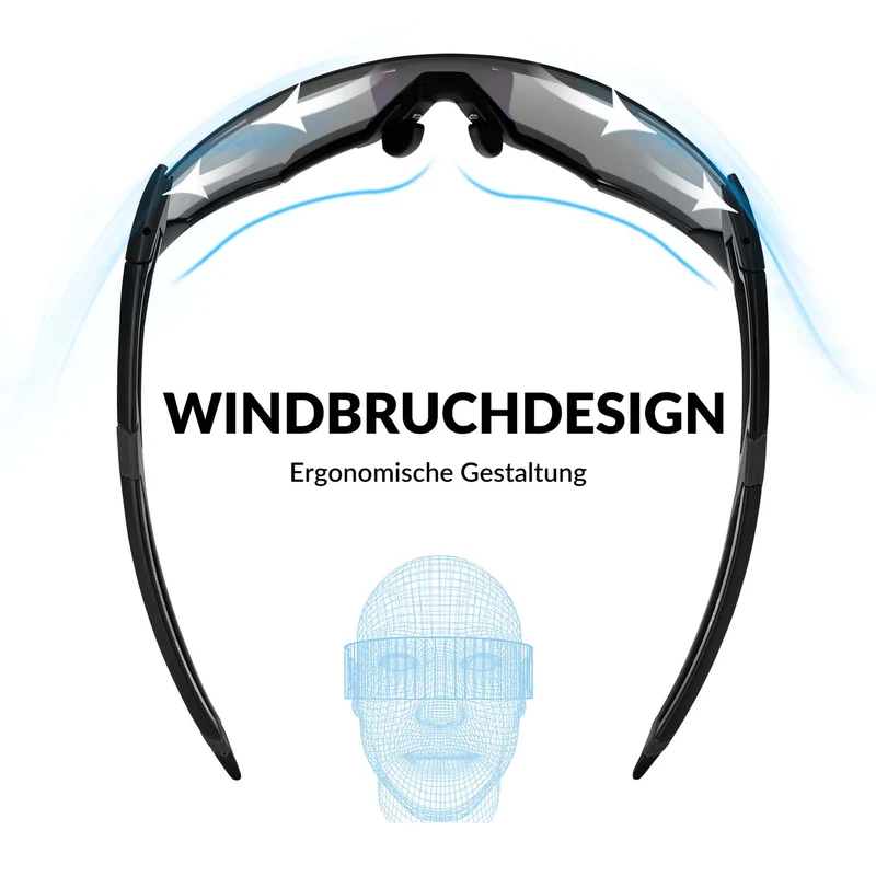 ROCKBROS 포토크롬 Sonnenbrille Fahrradbrille UV400-Schutz 유니섹스