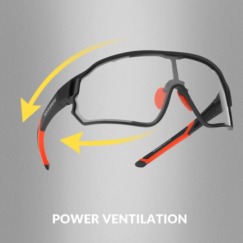 ROCKBROS 포토크롬 Sonnenbrille Fahrradbrille UV400-Schutz 유니섹스