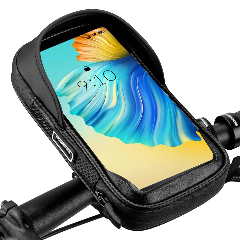 ROCKBROS Lenkertasche 360° Drehung Handyhalterung for Motorrad & Fahrrad