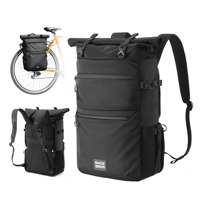 3in1 Fahrradtasche für Gepäckträger 11-16L Volumen